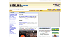 Desktop Screenshot of belmore.com.au